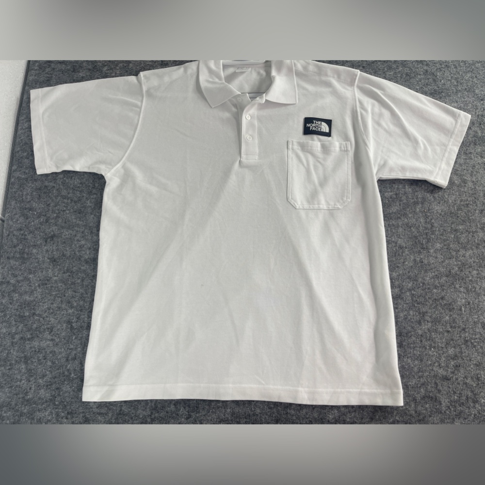 COPY - The North Face Polo Shirt Mens 2XL White Short Sleeve Casual XXL n60